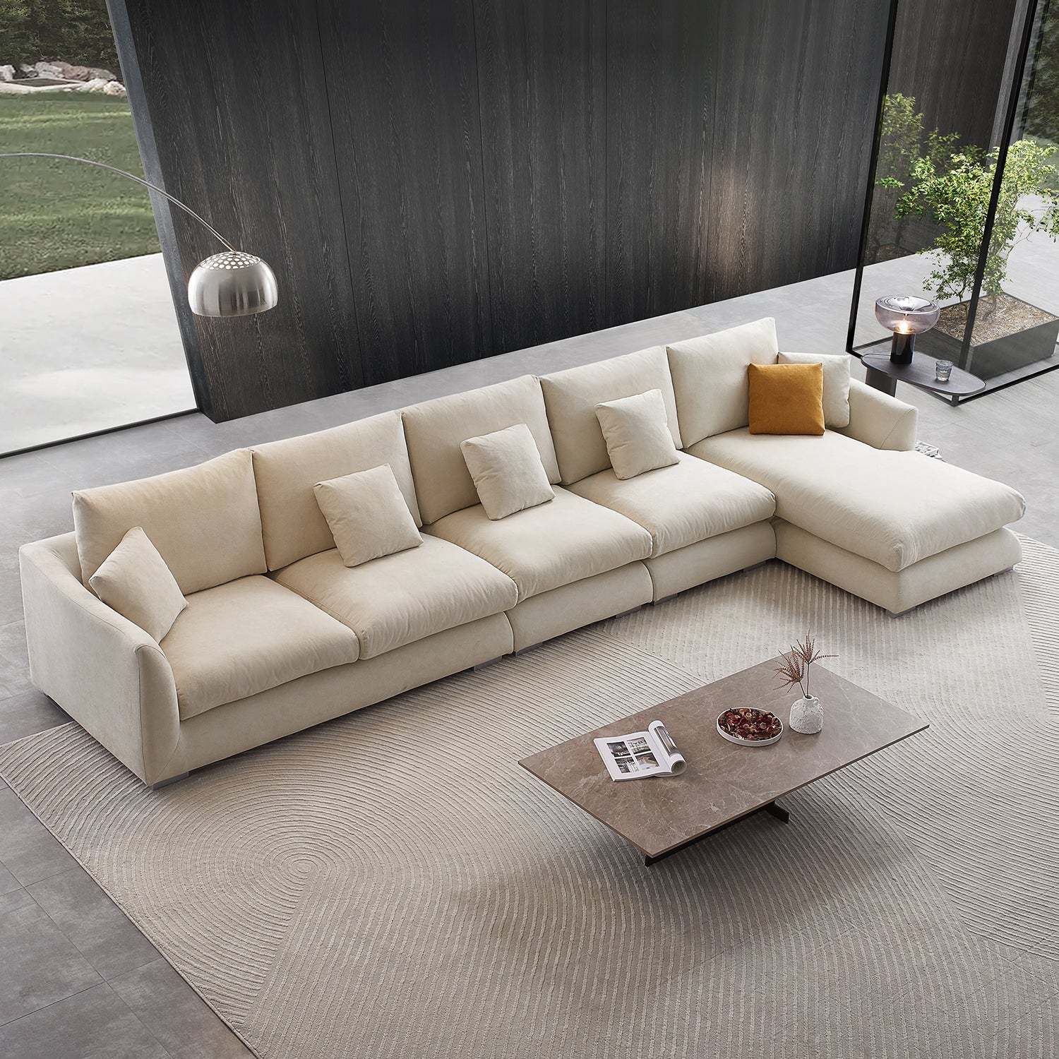 sectional - Feathers Sectional - MC - Mario Capasa