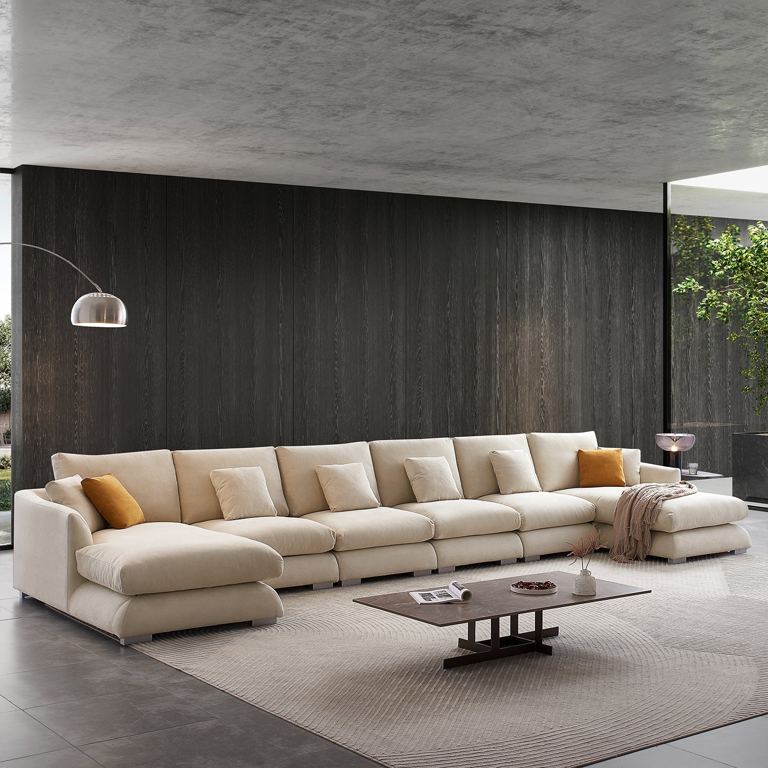 sectional - Feathers U - Sectional - MC - Mario Capasa