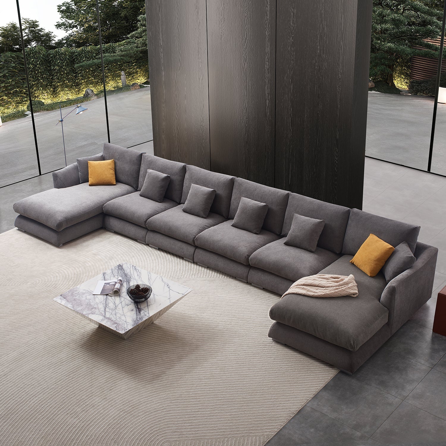 sectional - Feathers U - Sectional - MC - Mario Capasa