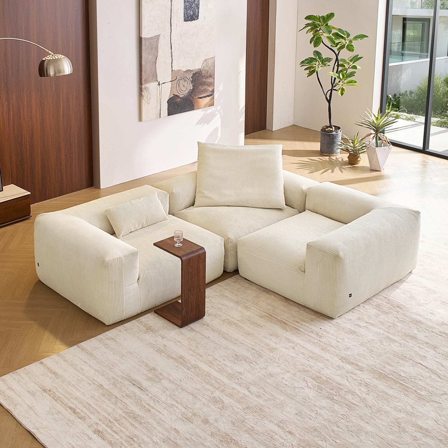 Modular Sofa - Mellow Closed L Sectional - MC - Mario Capasa