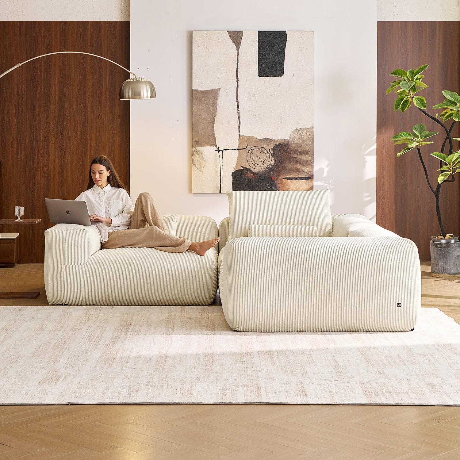 Modular Sofa - Mellow Closed L Sectional - MC - Mario Capasa