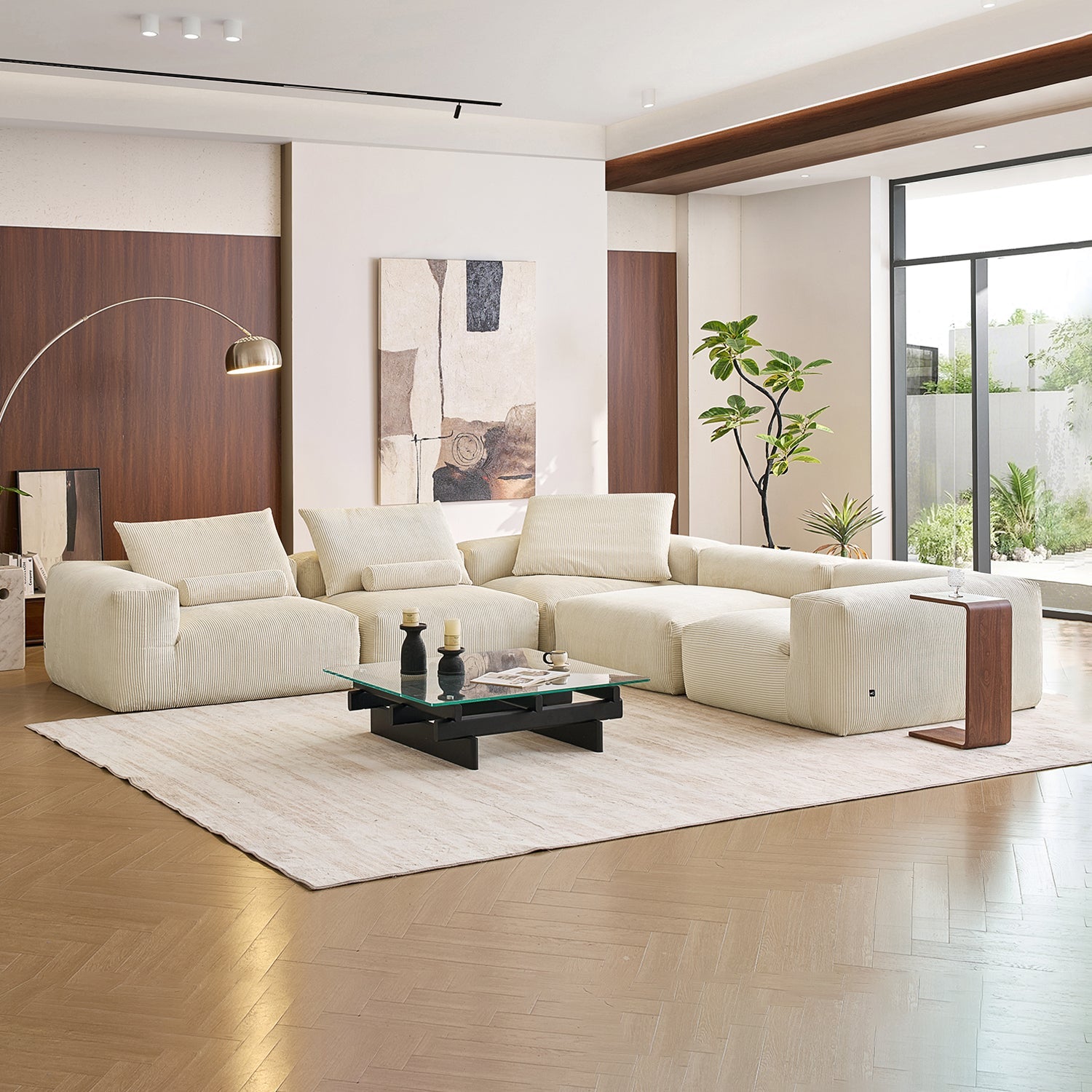Modular Sofa - Mellow Closed L Sectional - MC - Mario Capasa