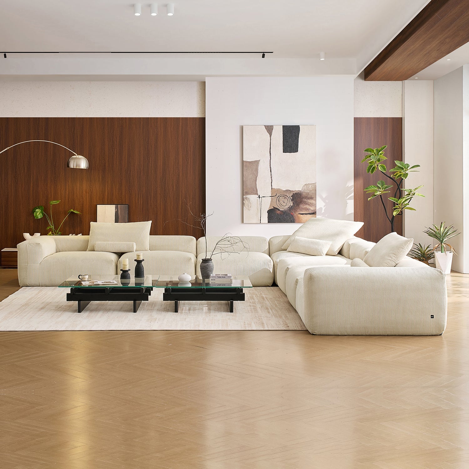 Modular Sofa - Mellow Closed L Sectional - MC - Mario Capasa