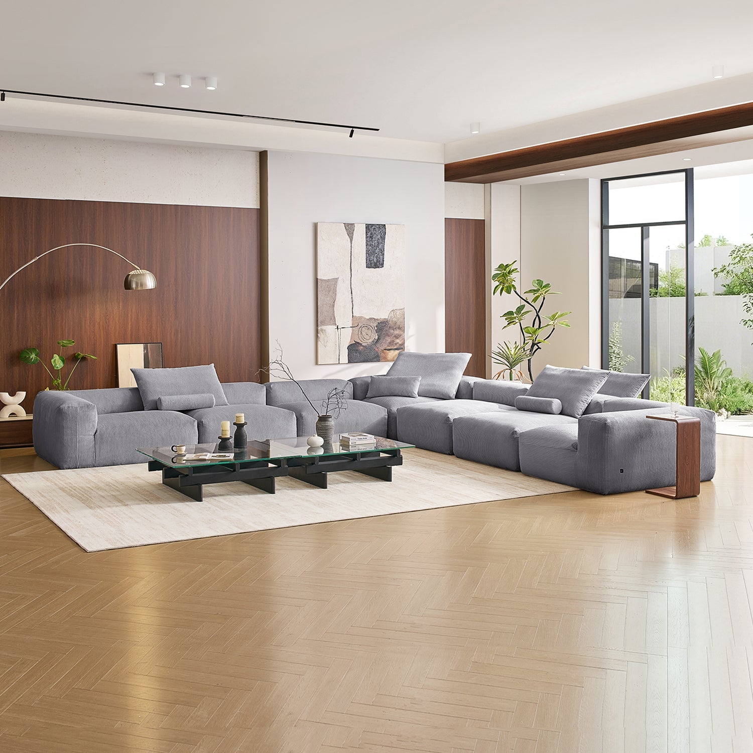 Modular Sofa - Mellow Closed L Sectional - MC - Mario Capasa