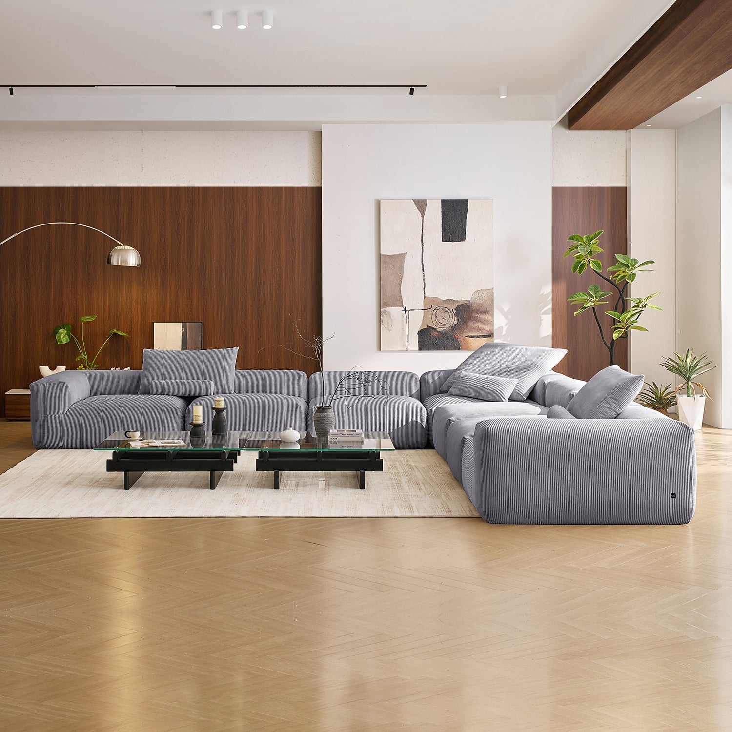 Modular Sofa - Mellow Closed L Sectional - MC - Mario Capasa
