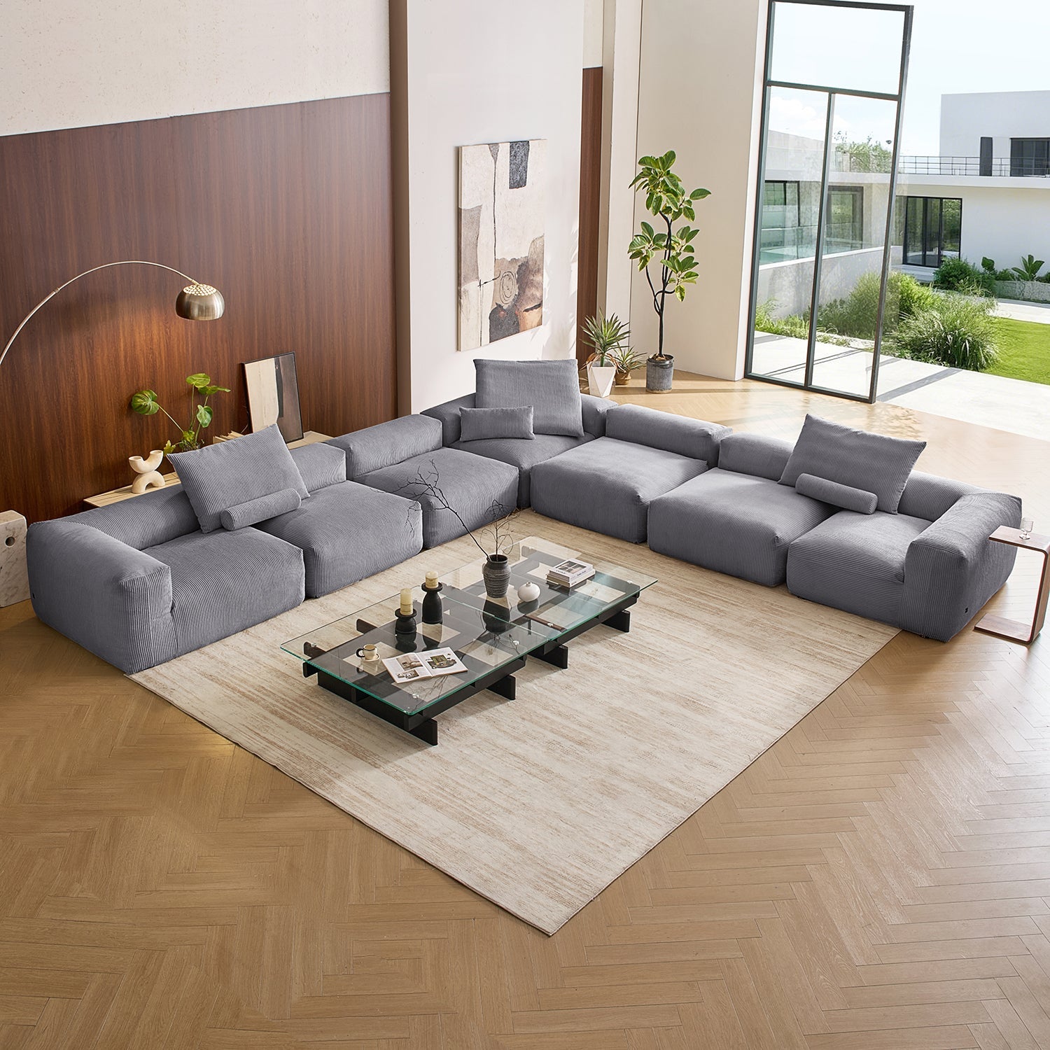 Modular Sofa - Mellow Closed L Sectional - MC - Mario Capasa