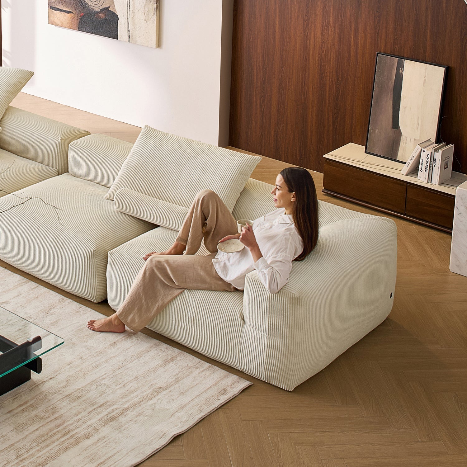Modular Sofa - Mellow Closed Sectional - MC - Mario Capasa
