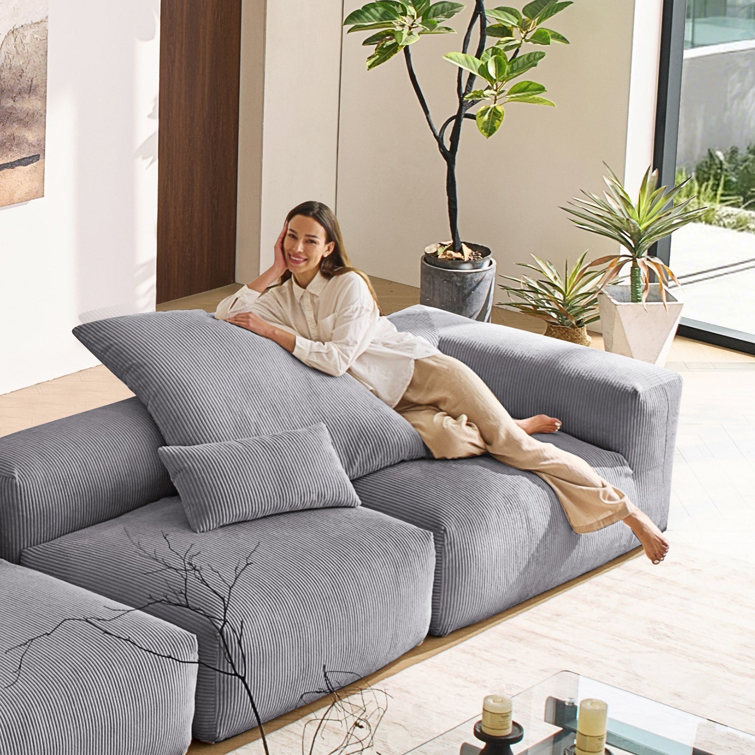 Modular Sofa - Mellow Closed Sectional - MC - Mario Capasa