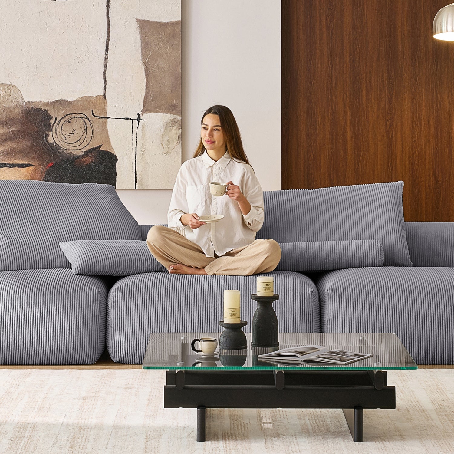 Modular Sofa - Mellow Closed Sectional - MC - Mario Capasa