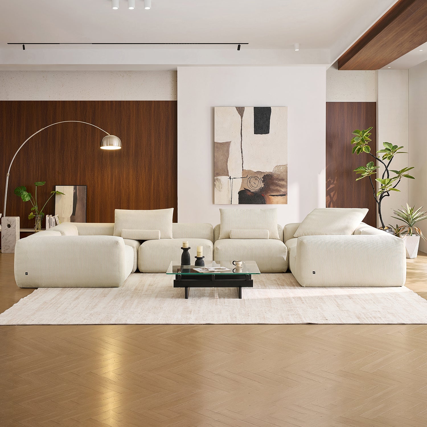 Modular Sofa - Mellow Closed U Sectional - MC - Mario Capasa