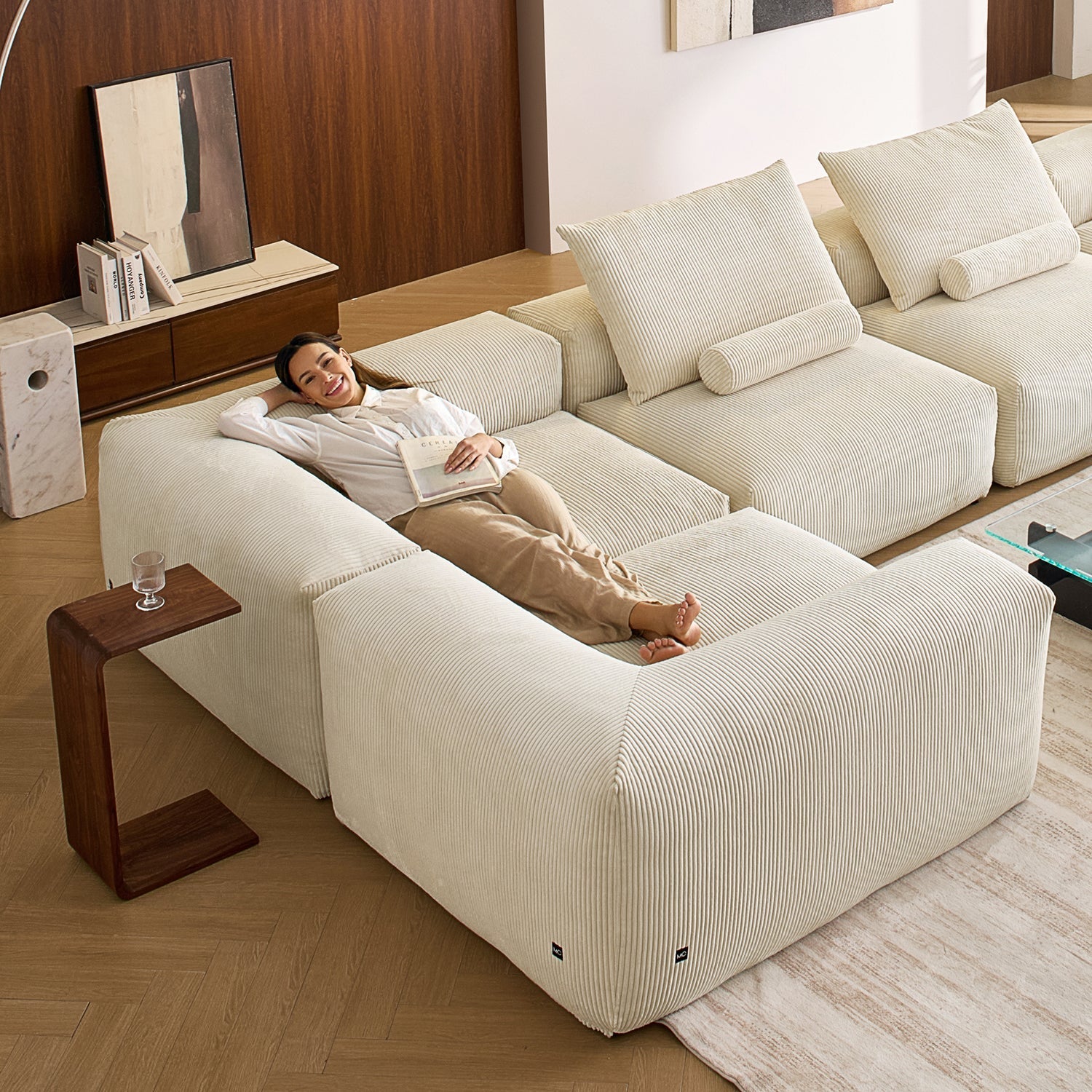 Modular Sofa - Mellow Closed U Sectional - MC - Mario Capasa