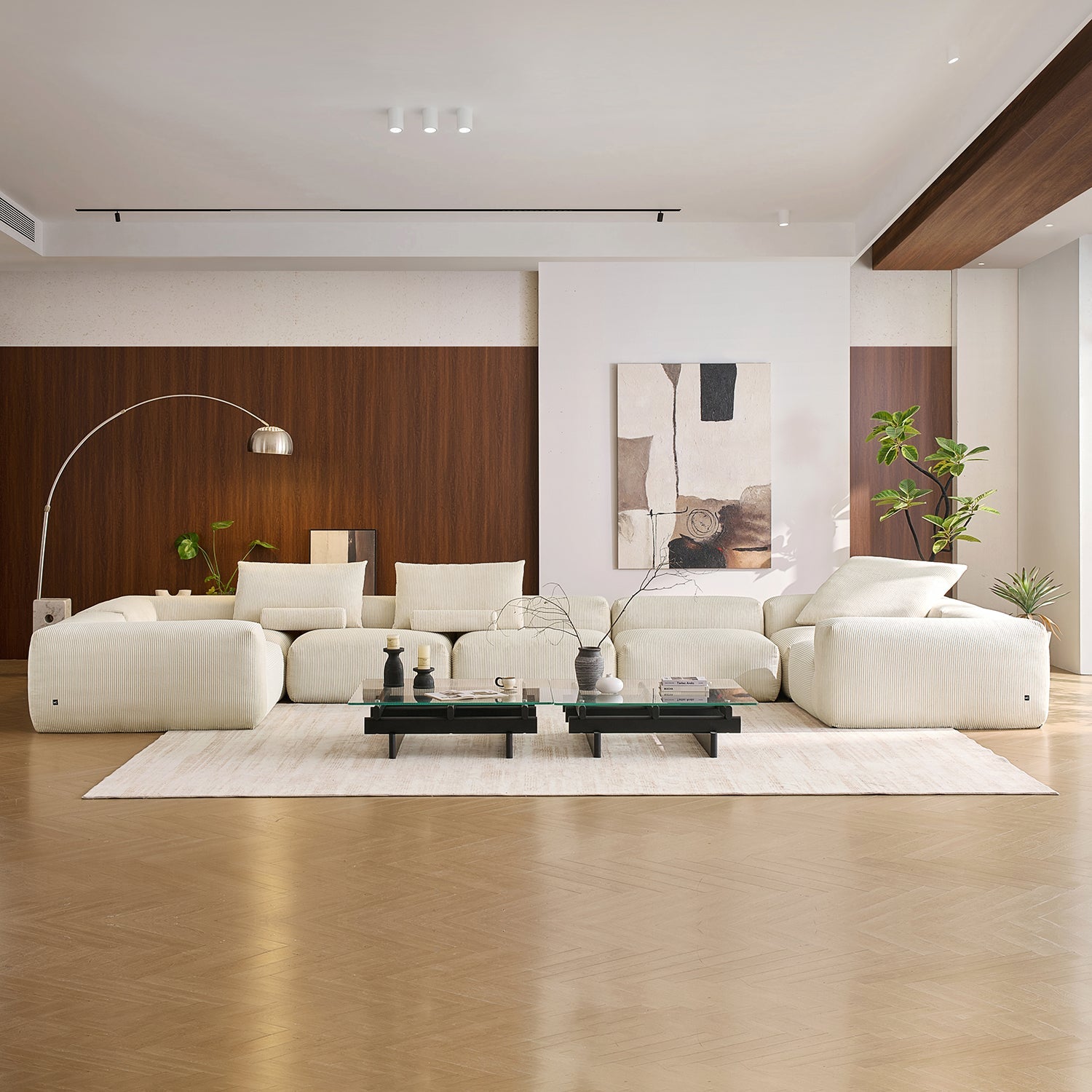 Modular Sofa - Mellow Closed U Sectional - MC - Mario Capasa