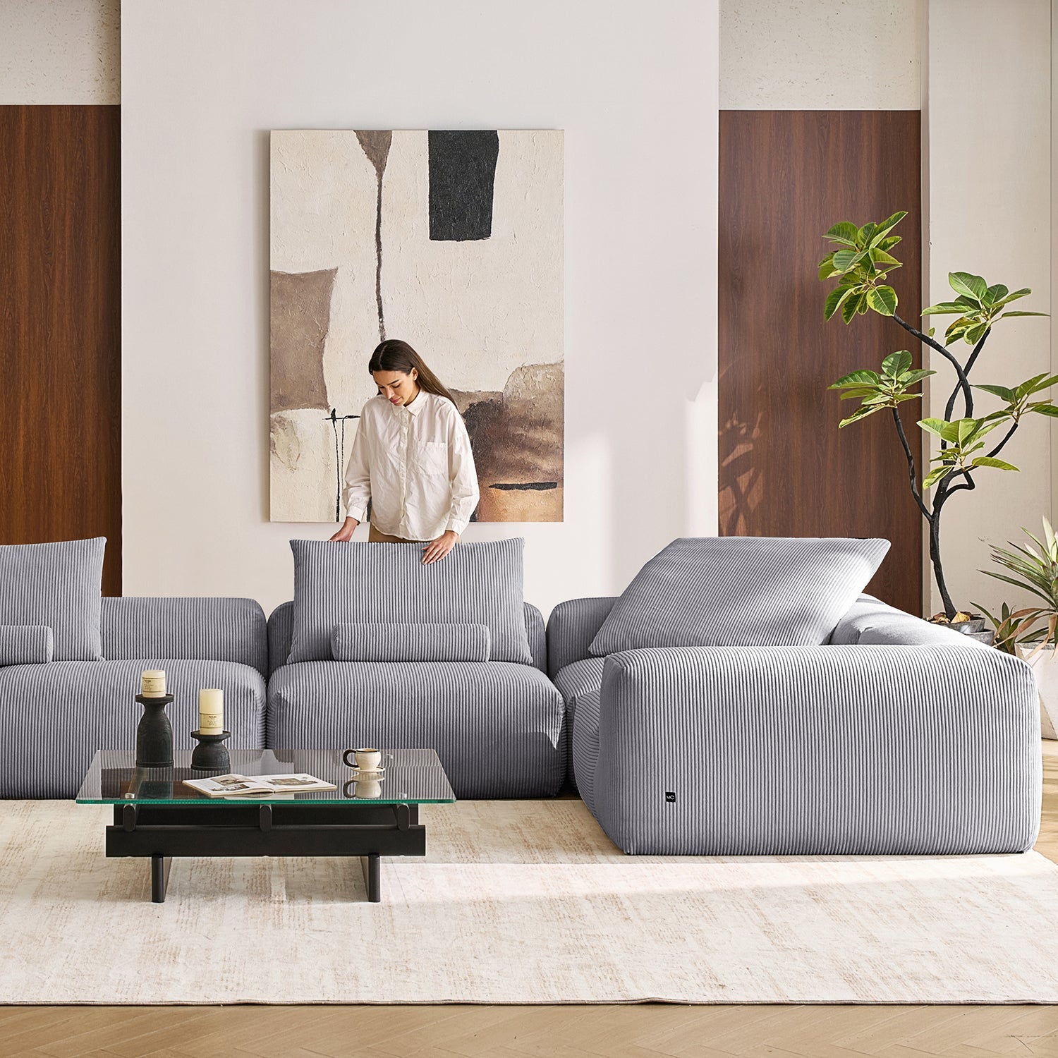 Modular Sofa - Mellow Closed U Sectional - MC - Mario Capasa