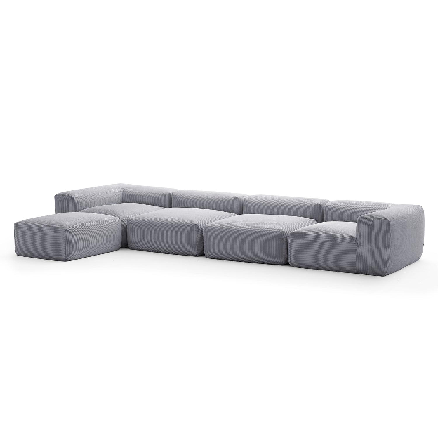Modular Sofa - Mellow Extra Deep Sectional with Ottoman - MC - Mario Capasa