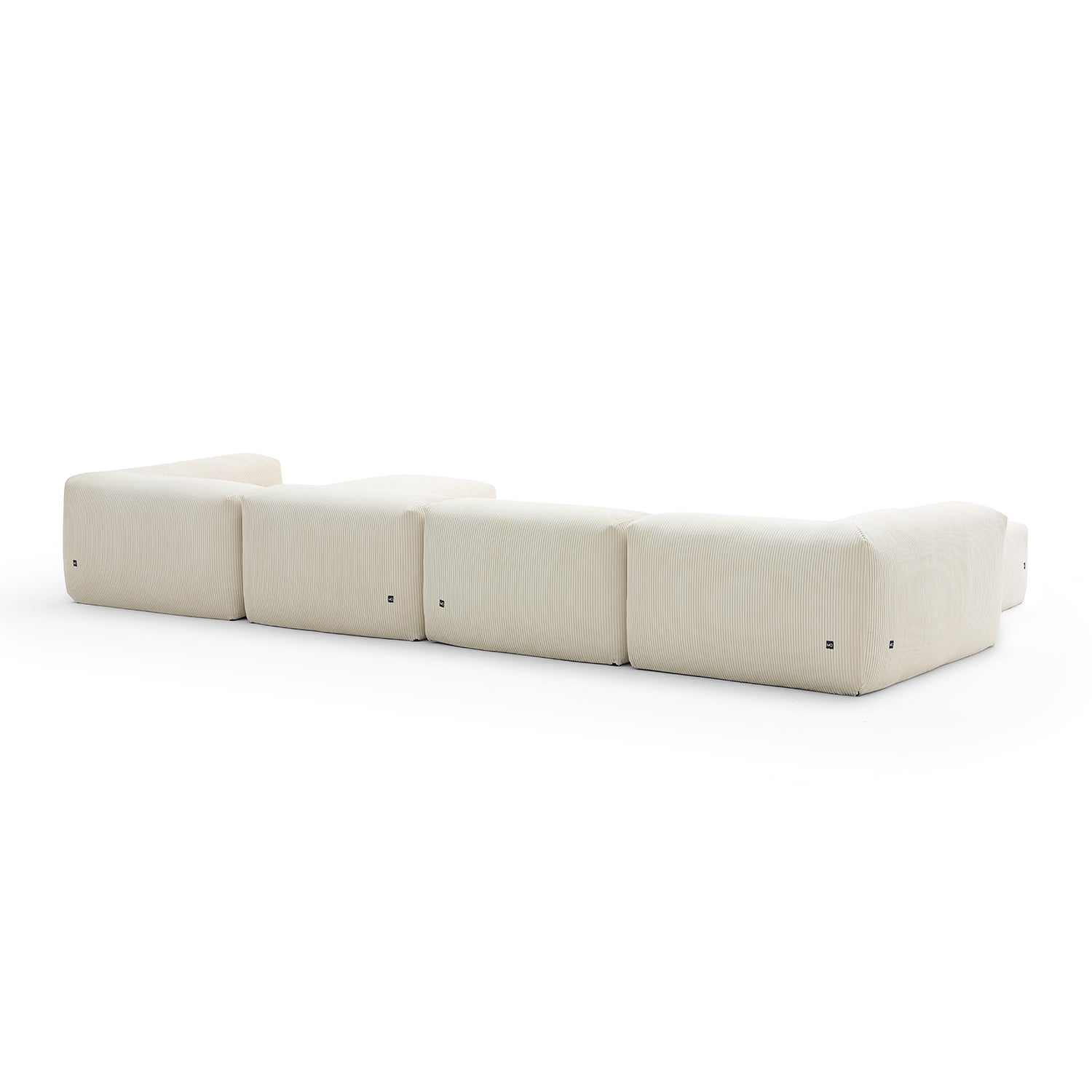 Modular Sofa - Mellow Extra Deep U Sectional with Ottoman - MC - Mario Capasa