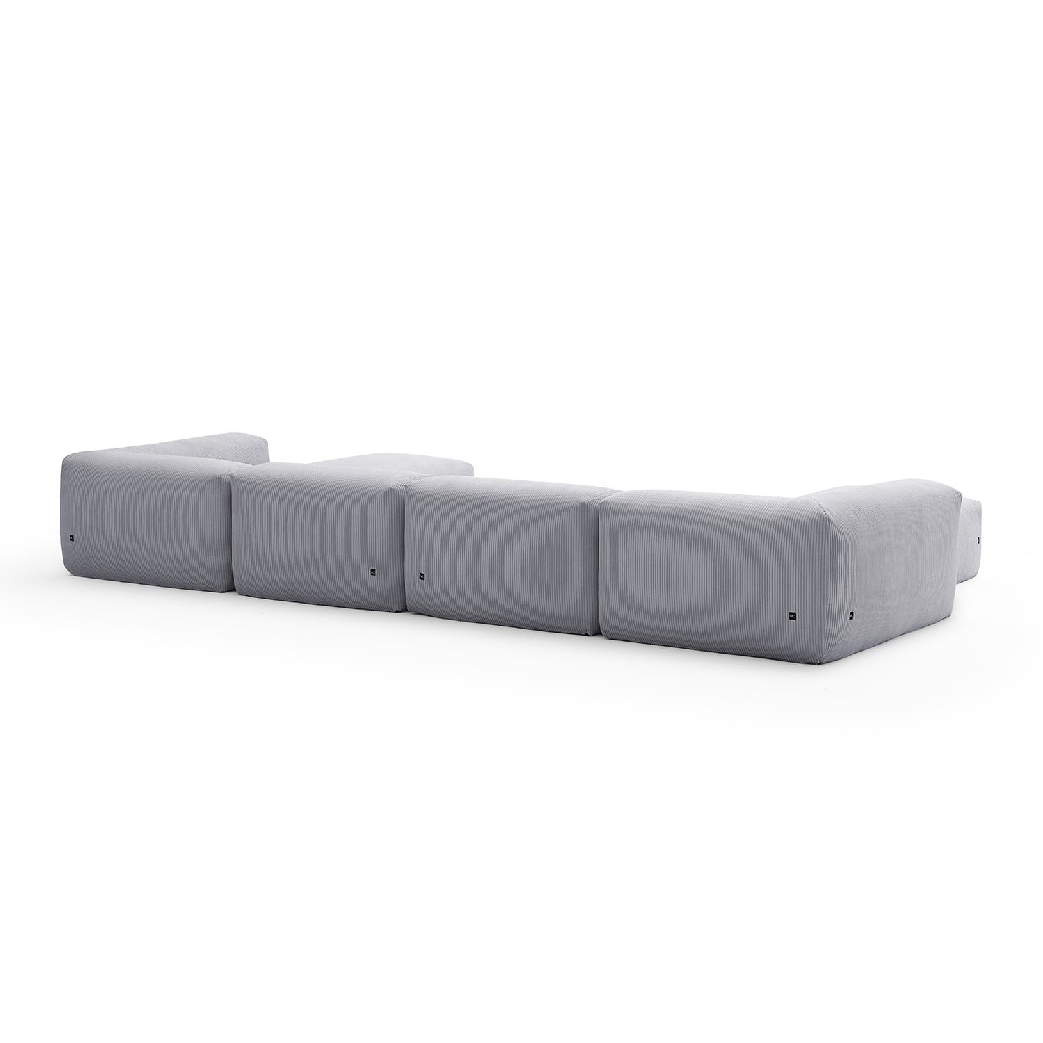 Modular Sofa - Mellow Extra Deep U Sectional with Ottoman - MC - Mario Capasa