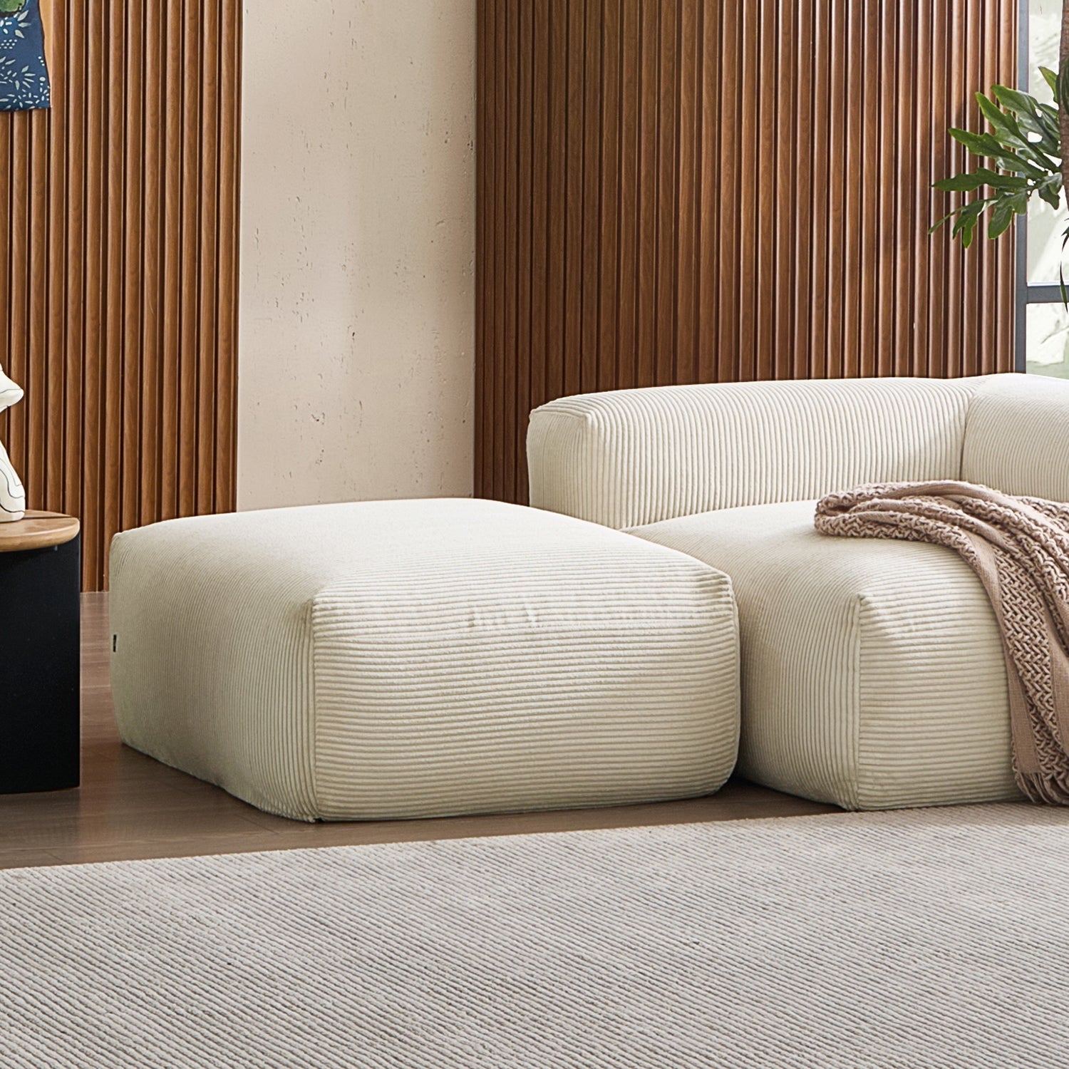 Modular Sofa - Mellow Half - Closed Sectional with Ottoman - MC - Mario Capasa