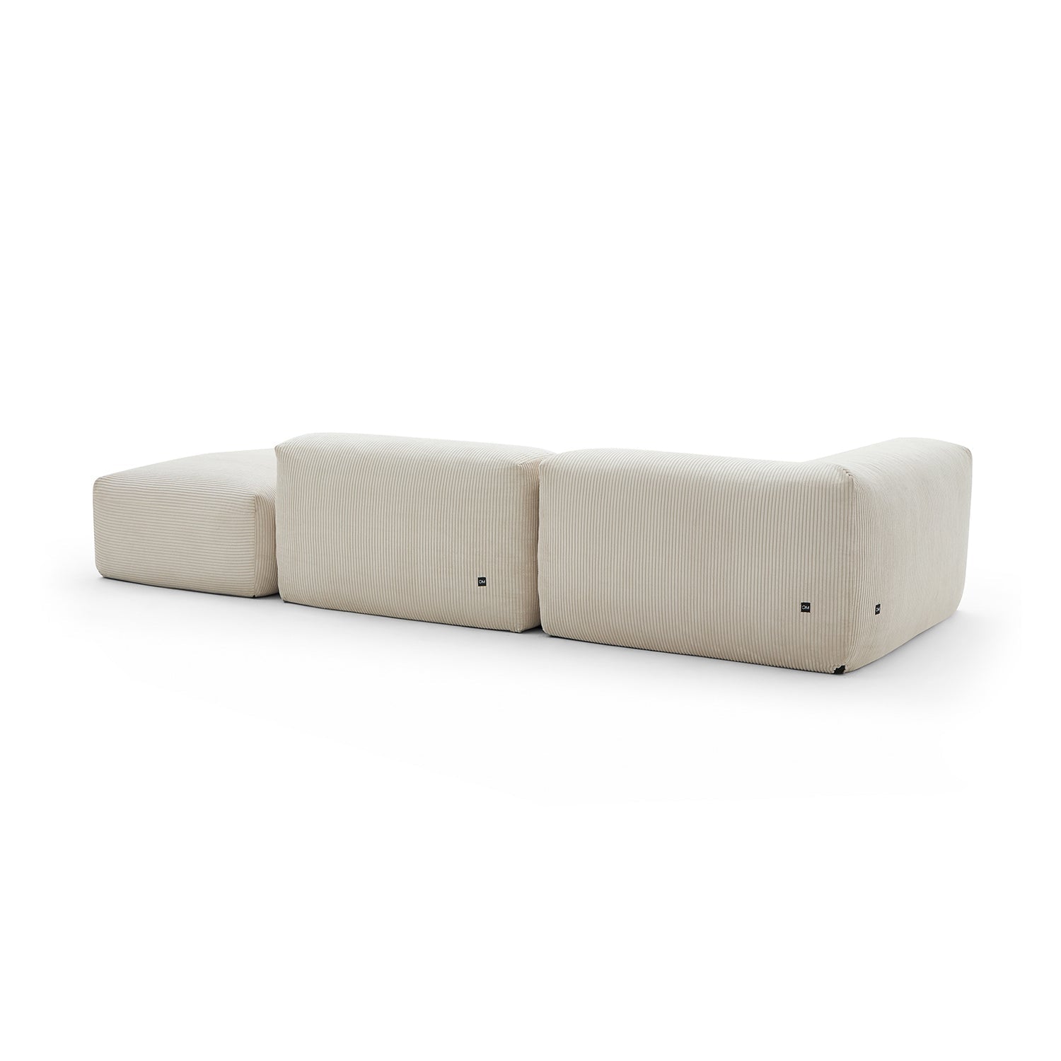 Modular Sofa - Mellow Half - Closed Sectional with Ottoman - MC - Mario Capasa