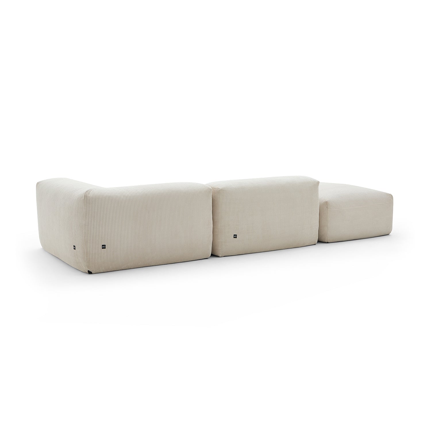 Modular Sofa - Mellow Half - Closed Sectional with Ottoman - MC - Mario Capasa