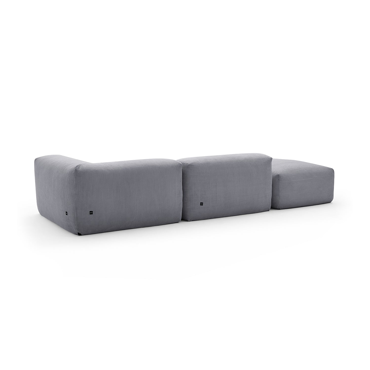 Modular Sofa - Mellow Half - Closed Sectional with Ottoman - MC - Mario Capasa