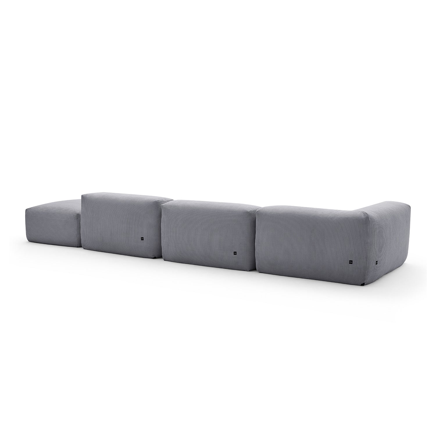 Modular Sofa - Mellow Half - Closed Sectional with Ottoman - MC - Mario Capasa