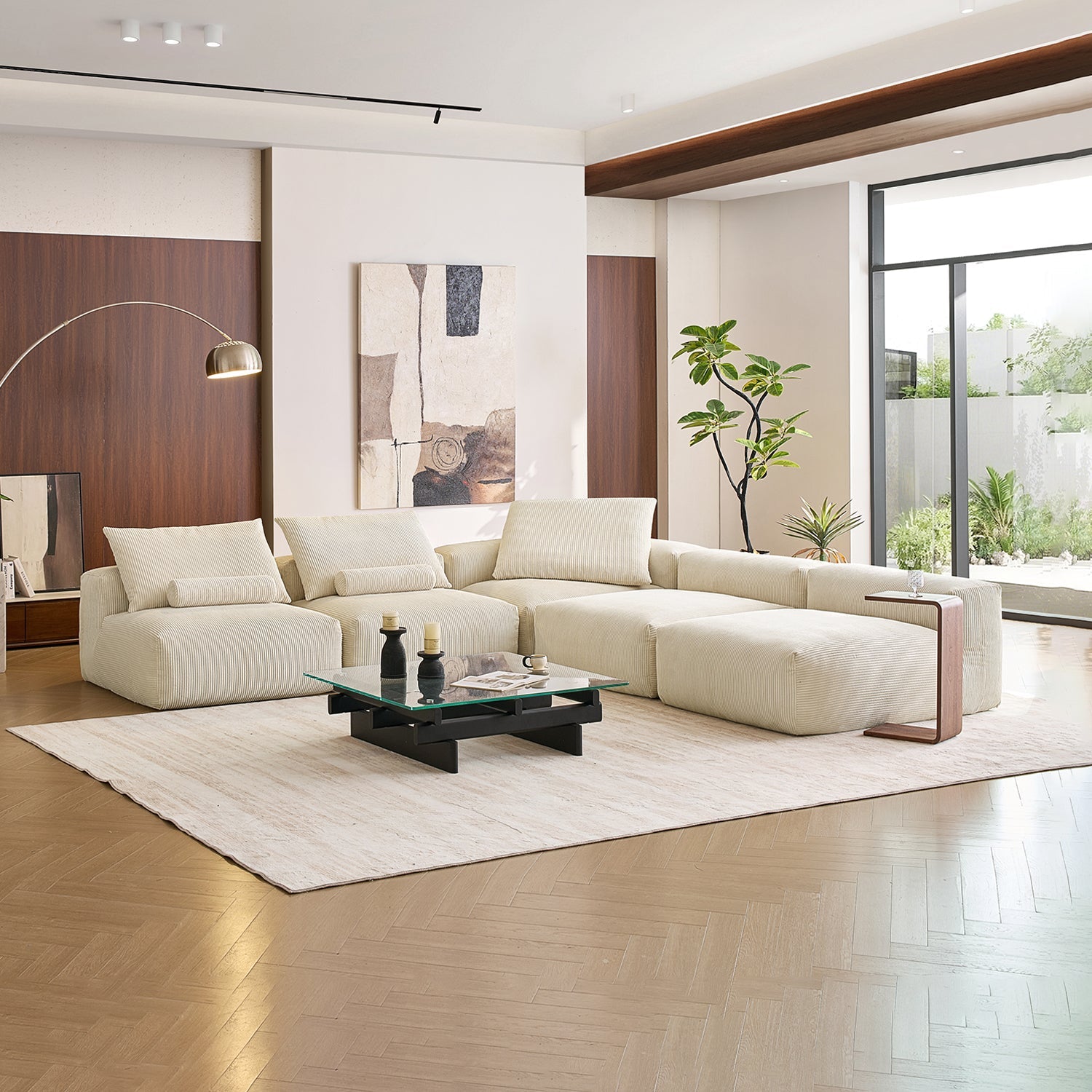 Modular Sofa - Mellow Open L Sectional - MC - Mario Capasa