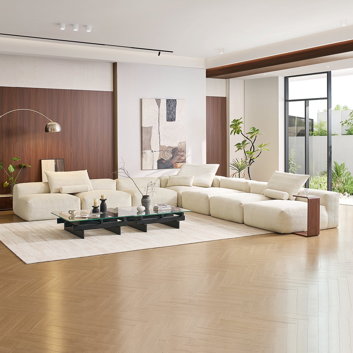 Modular Sofa - Mellow Open L Sectional - MC - Mario Capasa
