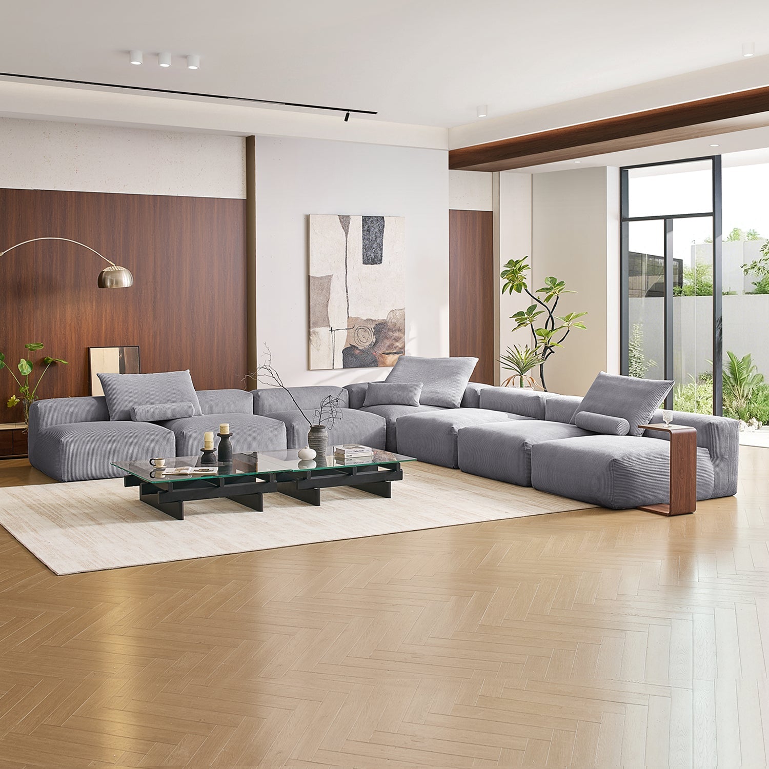 Modular Sofa - Mellow Open L Sectional - MC - Mario Capasa
