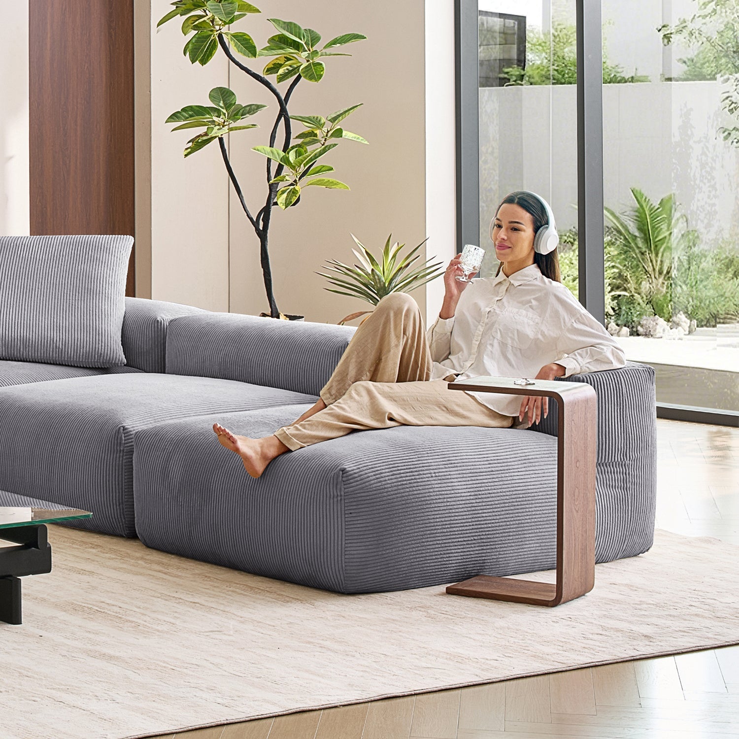 Modular Sofa - Mellow Open L Sectional - MC - Mario Capasa