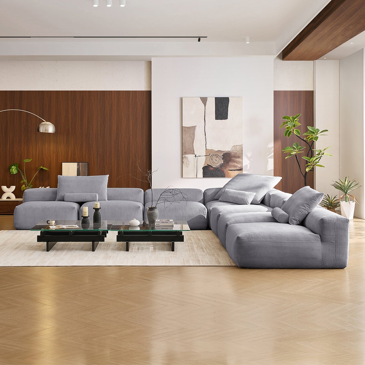 Modular Sofa - Mellow Open L Sectional - MC - Mario Capasa