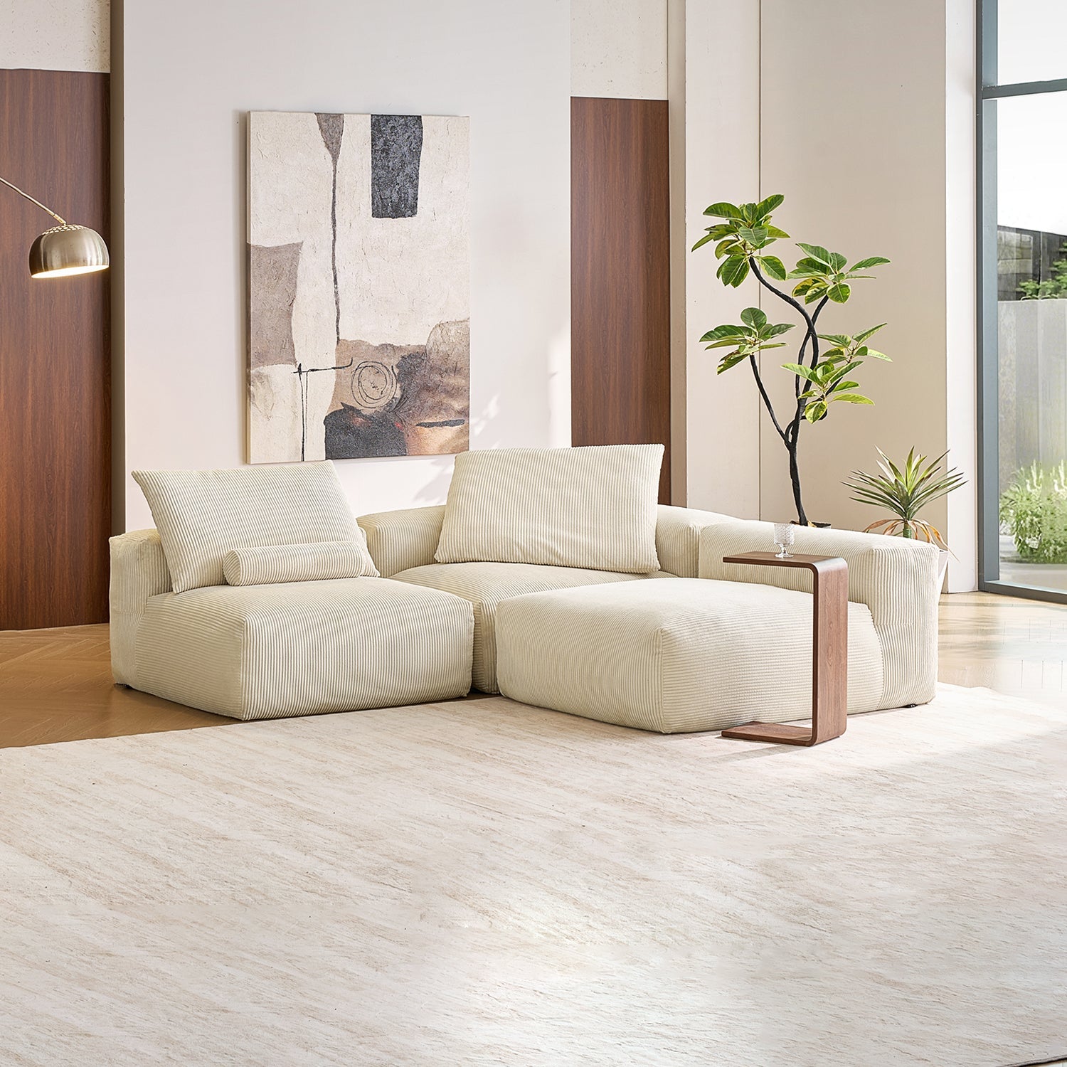 Modular Sofa - Mellow Open L Sectional - MC - Mario Capasa