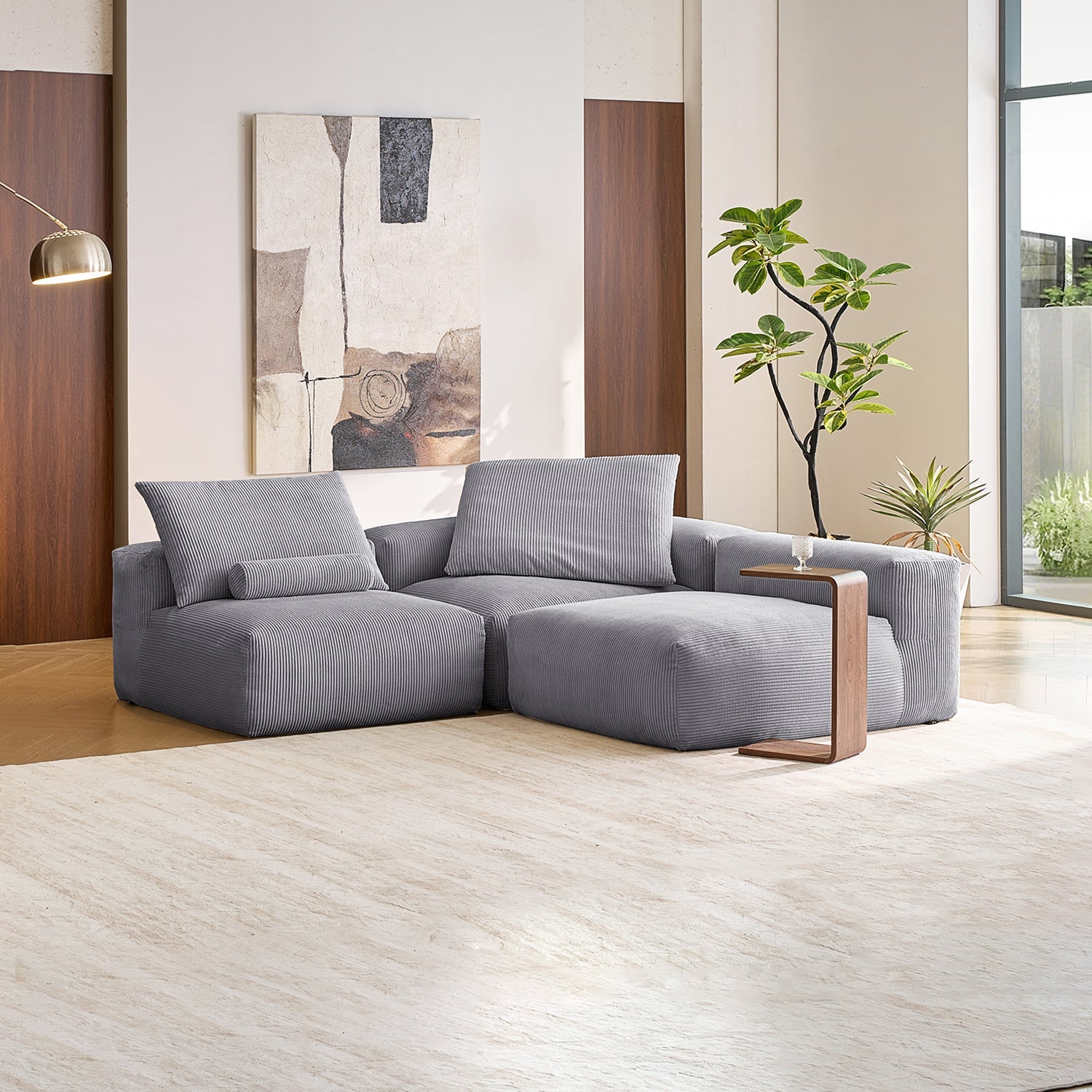 Modular Sofa - Mellow Open L Sectional - MC - Mario Capasa