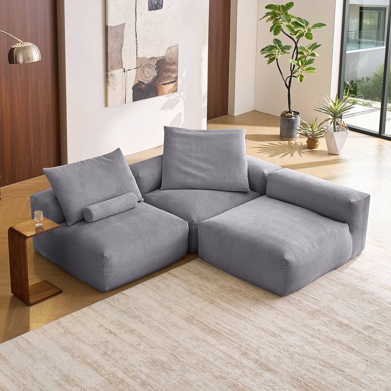 Modular Sofa - Mellow Open L Sectional - MC - Mario Capasa