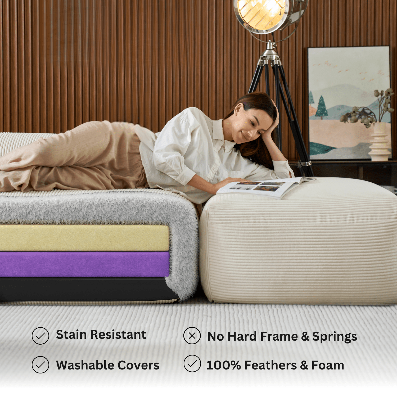 Modular Sofa - Mellow Closed Sectional - MC - Mario Capasa
