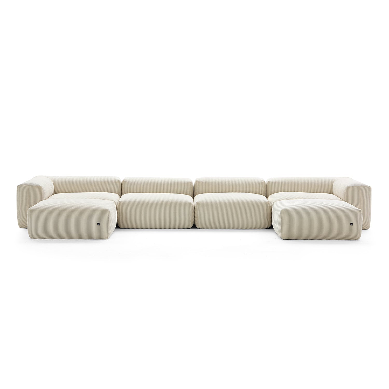 Modular Sofa - Mellow U Sectional with Ottoman - MC - Mario Capasa