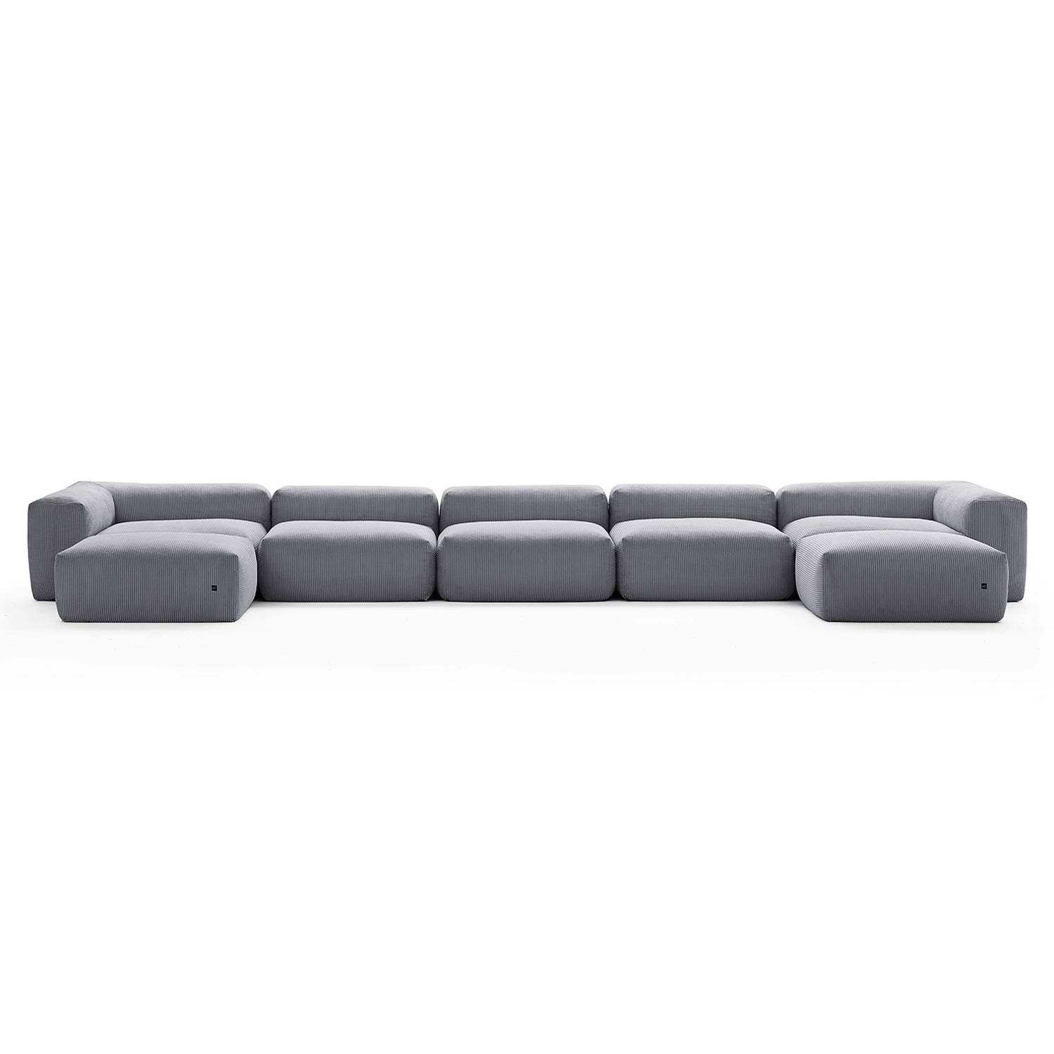 Modular Sofa - Mellow U Sectional with Ottoman - MC - Mario Capasa