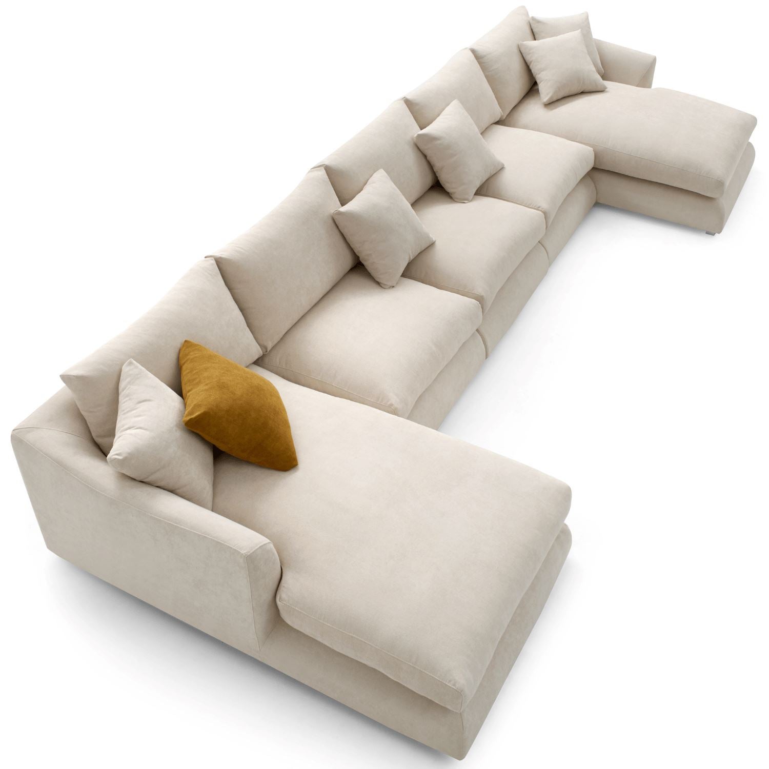 sectional - Feathers U - Sectional - MC - Mario Capasa