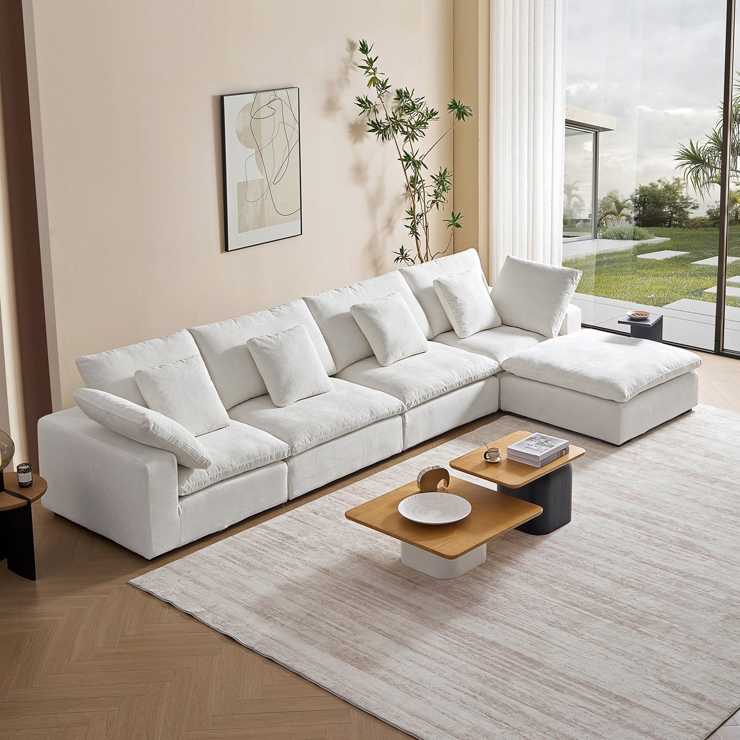 sectional - Hyperfoam Tivoli Cloud Sectional - MC - Mario Capasa