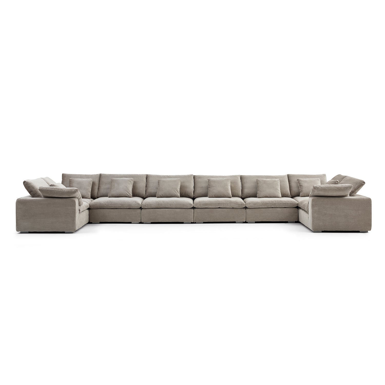 sectional - Tivoli Cloud U Closed Sectional - MC - Mario Capasa