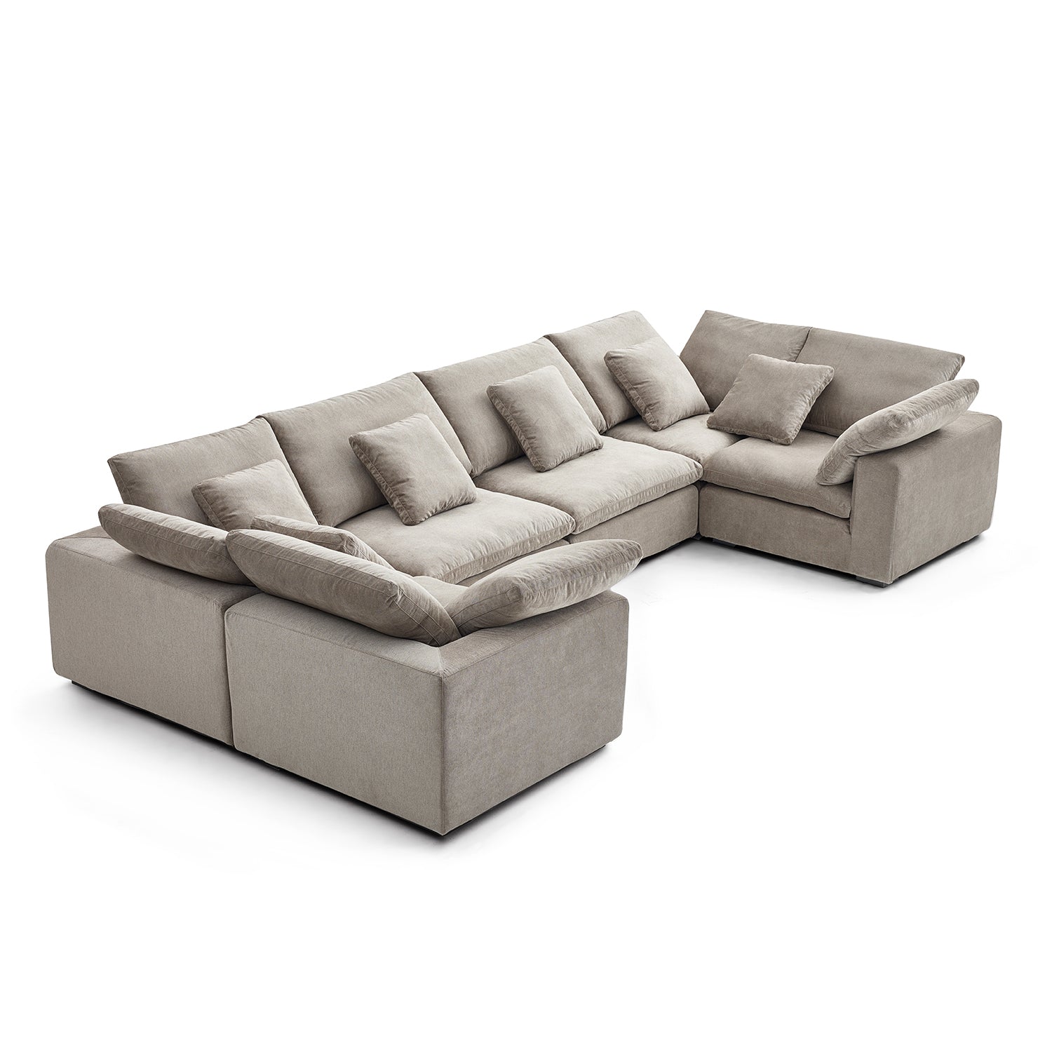 sectional - Tivoli Cloud U Closed Sectional - MC - Mario Capasa