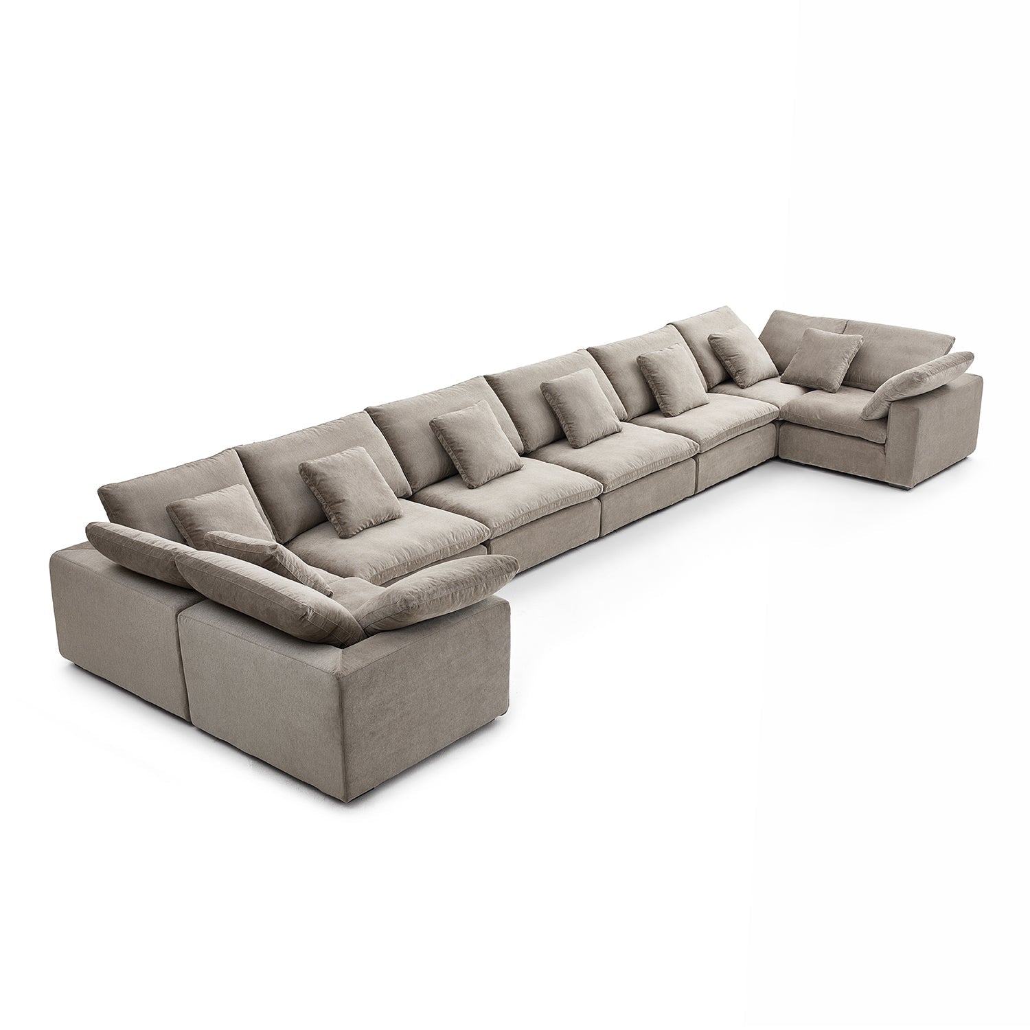 sectional - Tivoli Cloud U Closed Sectional - MC - Mario Capasa