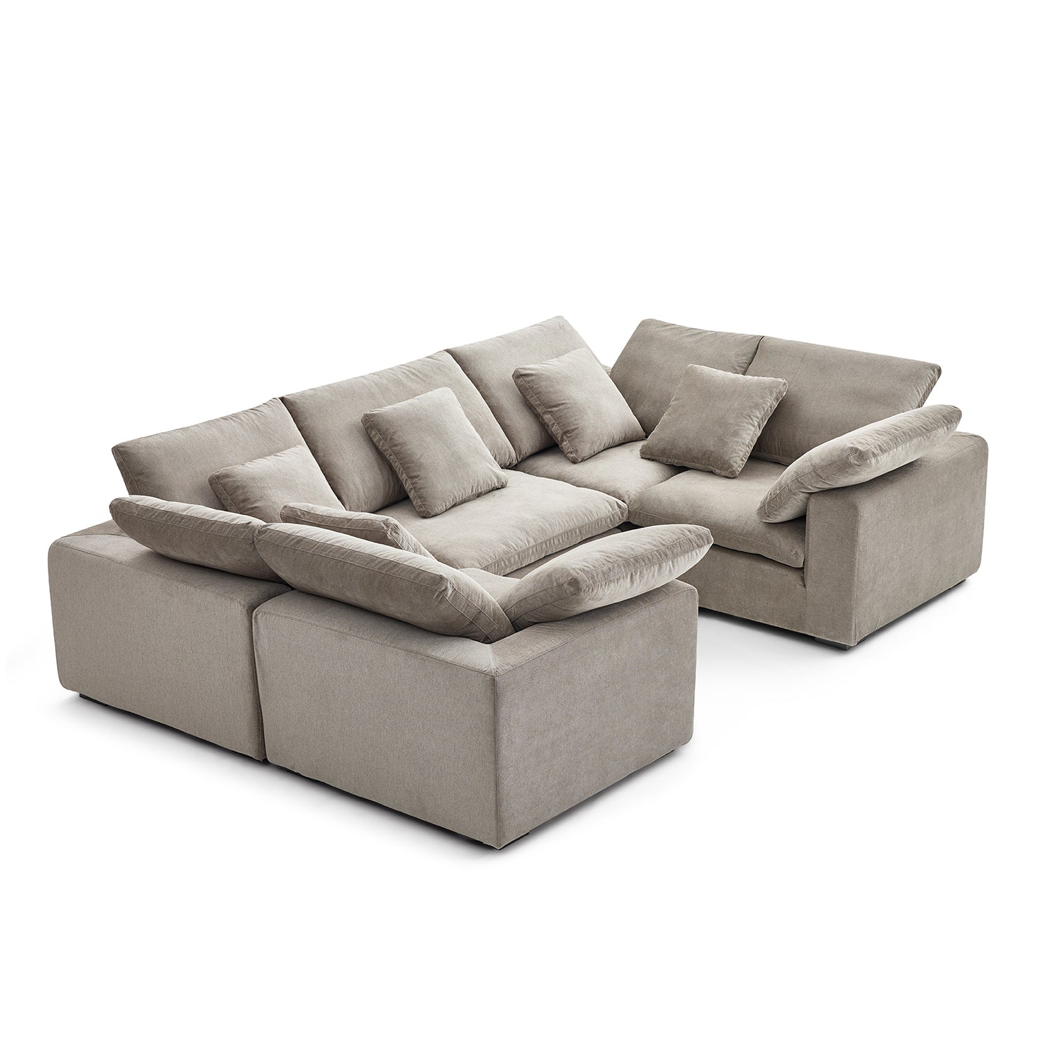 sectional - Tivoli Cloud U Closed Sectional - MC - Mario Capasa