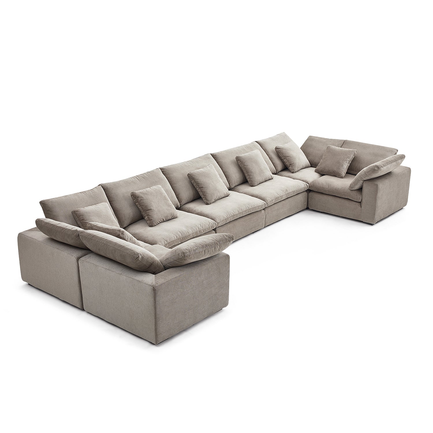 sectional - Tivoli Cloud U Closed Sectional - MC - Mario Capasa