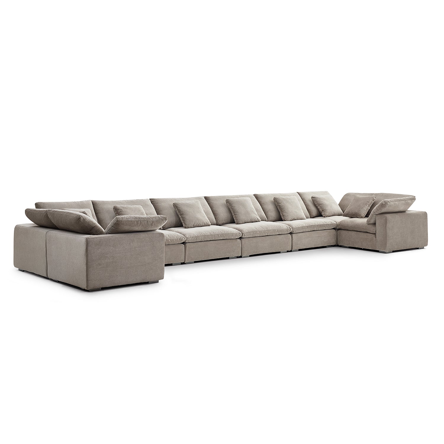 sectional - Tivoli Cloud U Closed Sectional - MC - Mario Capasa