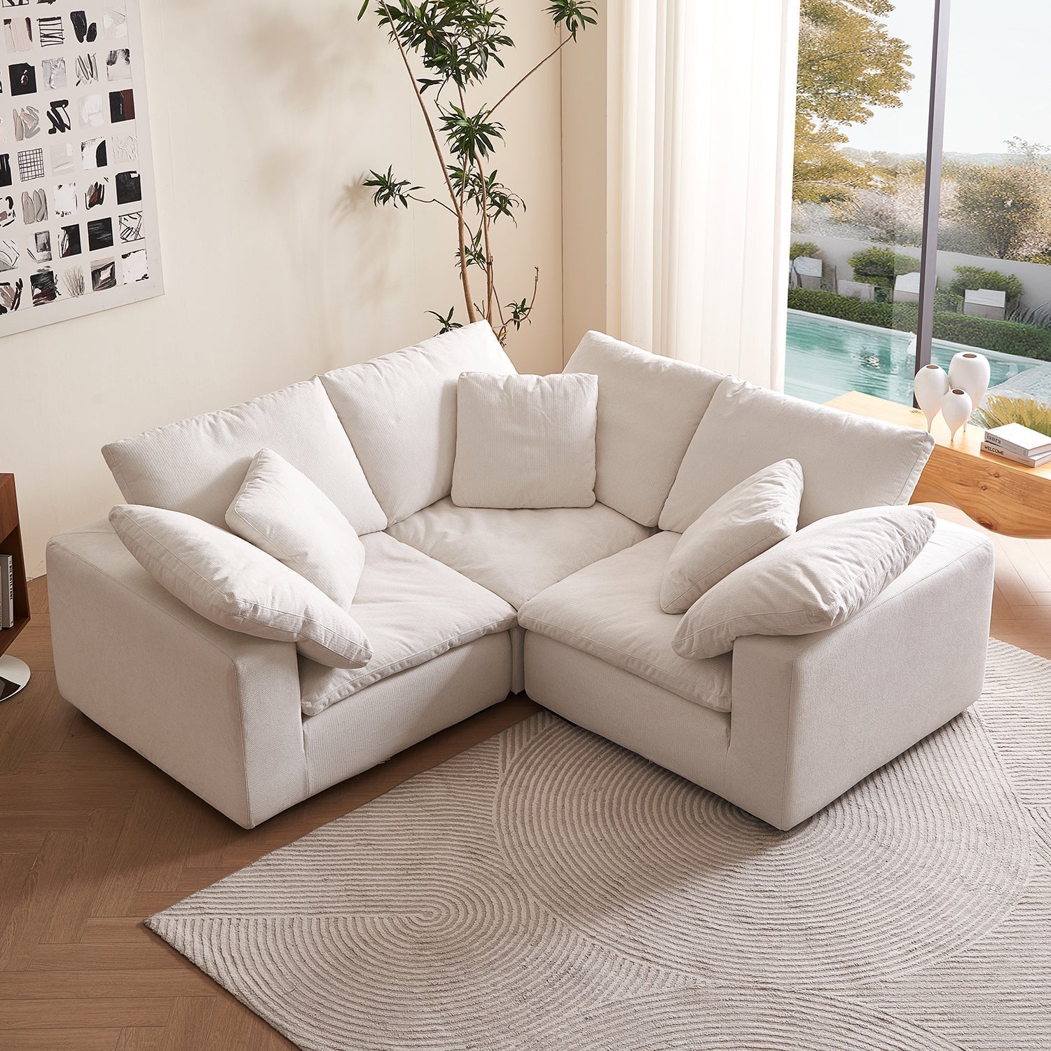 sectional - Tivoli Cloud L Sectional - MC - Mario Capasa