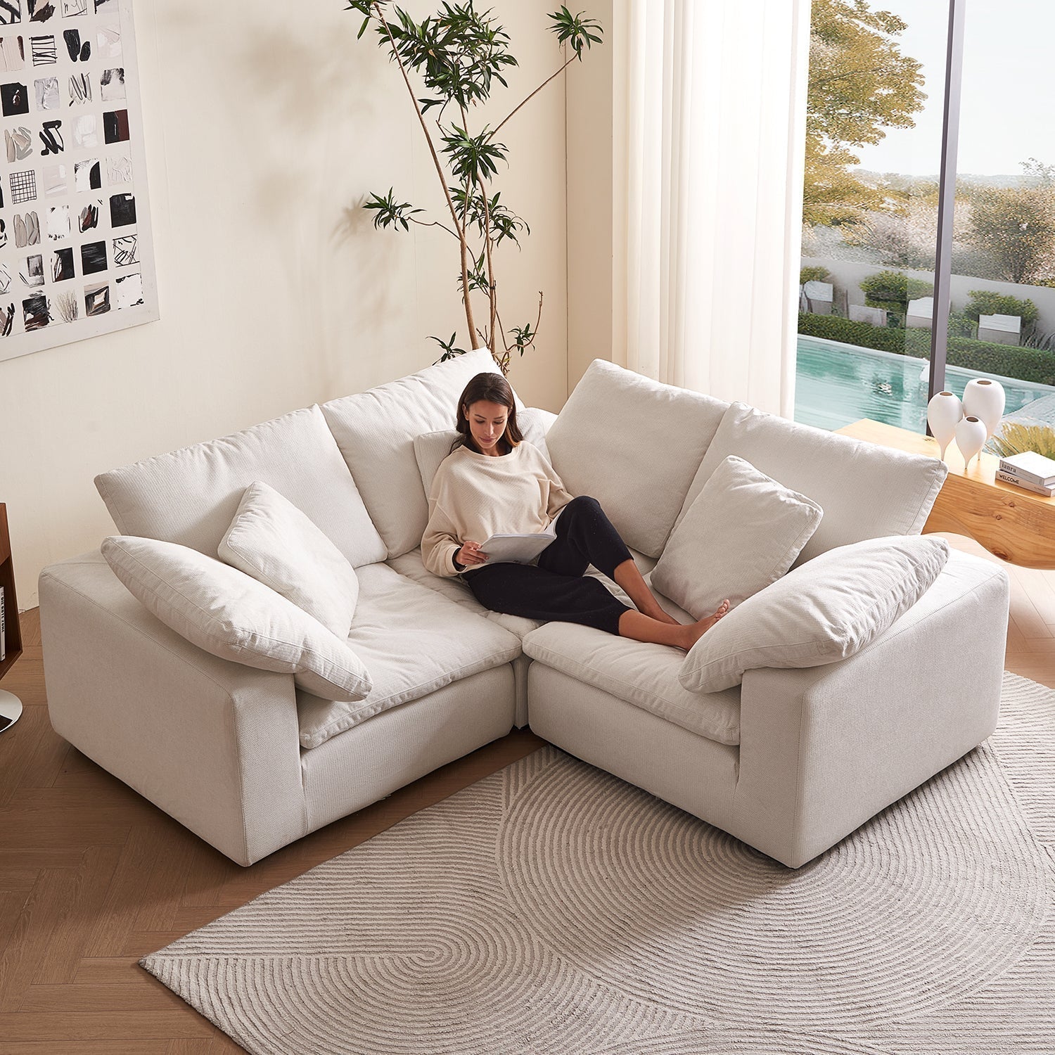 sectional - Tivoli Cloud L Sectional - MC - Mario Capasa
