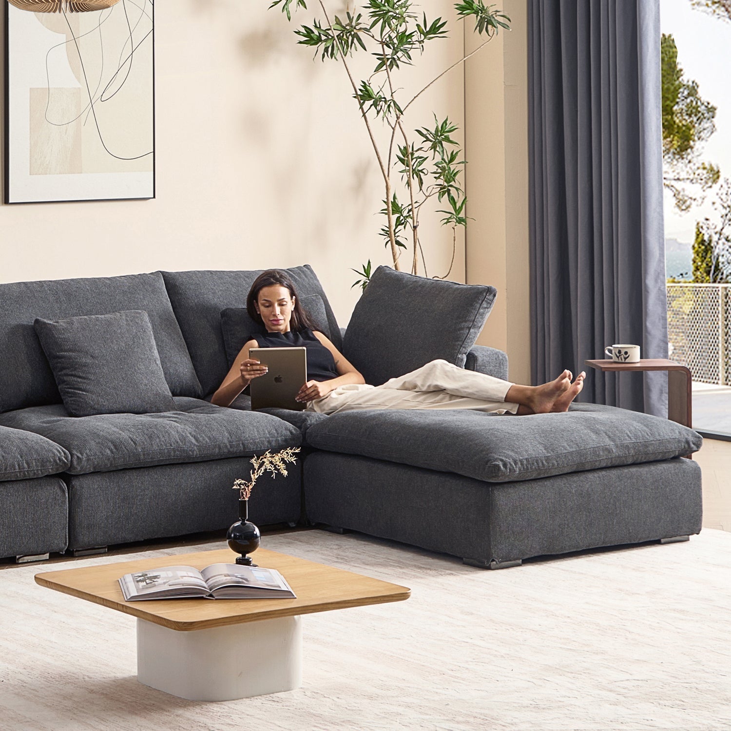 sectional - Tivoli Cloud U Sectional - MC - Mario Capasa