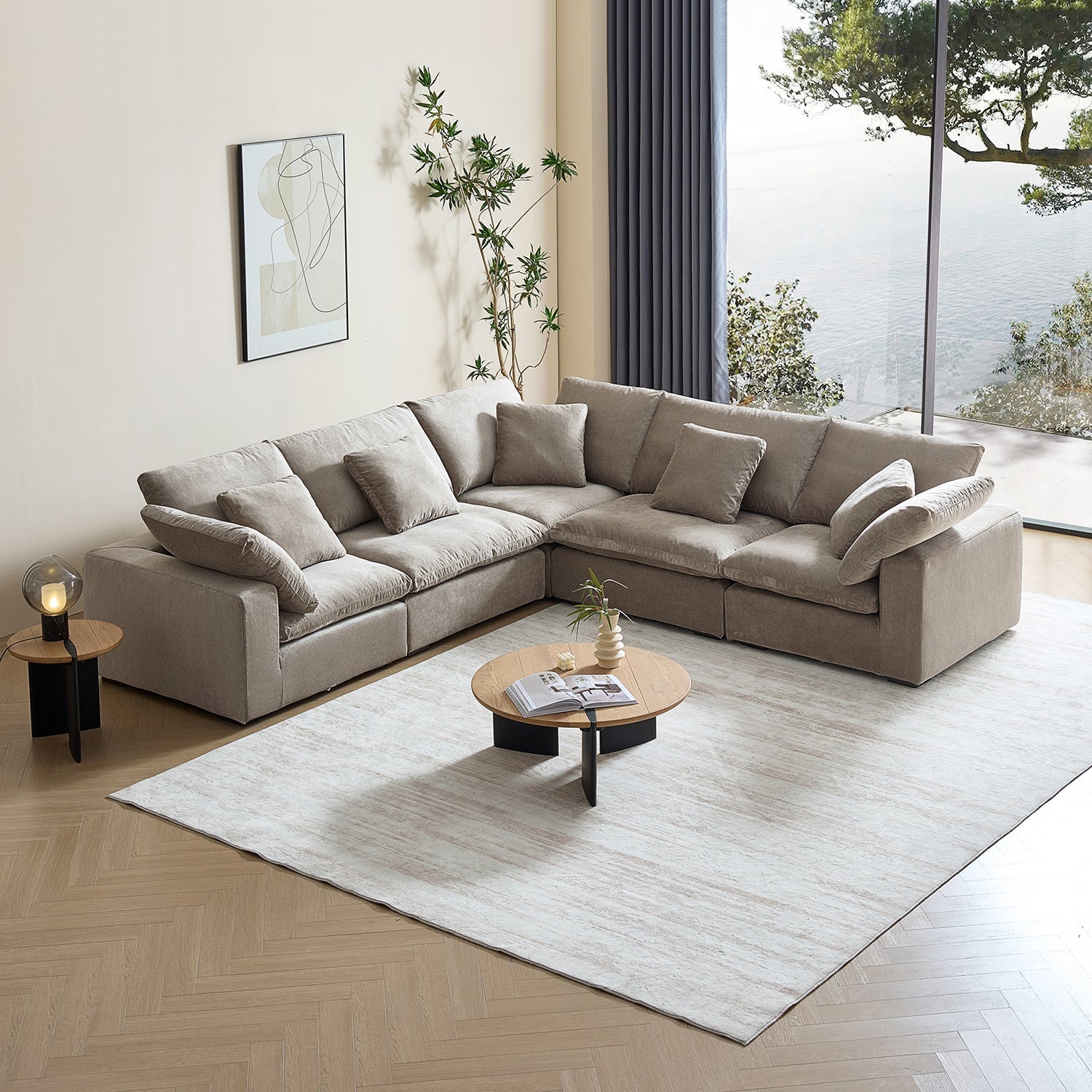 sectional - Tivoli Cloud L Sectional - MC - Mario Capasa
