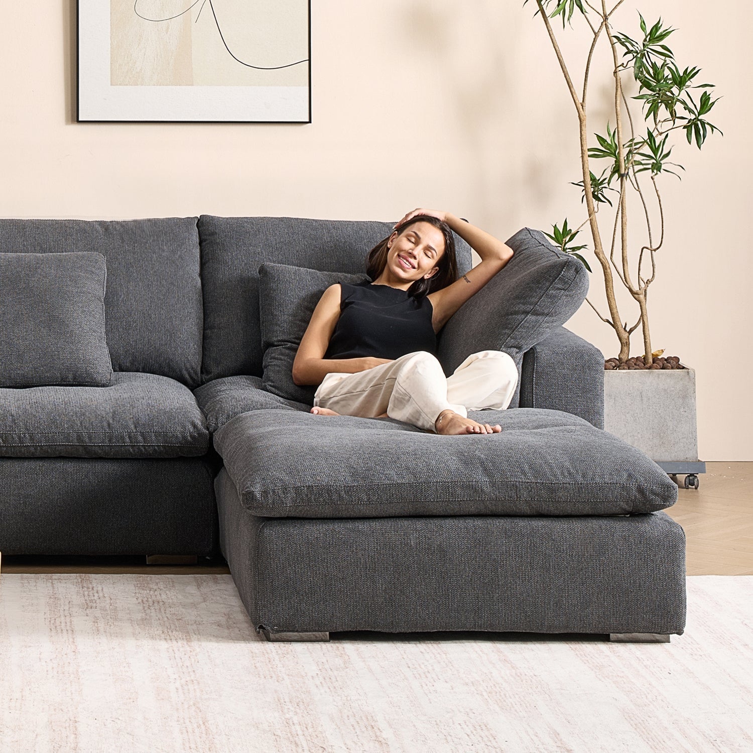 sectional - Tivoli Cloud U Sectional - MC - Mario Capasa