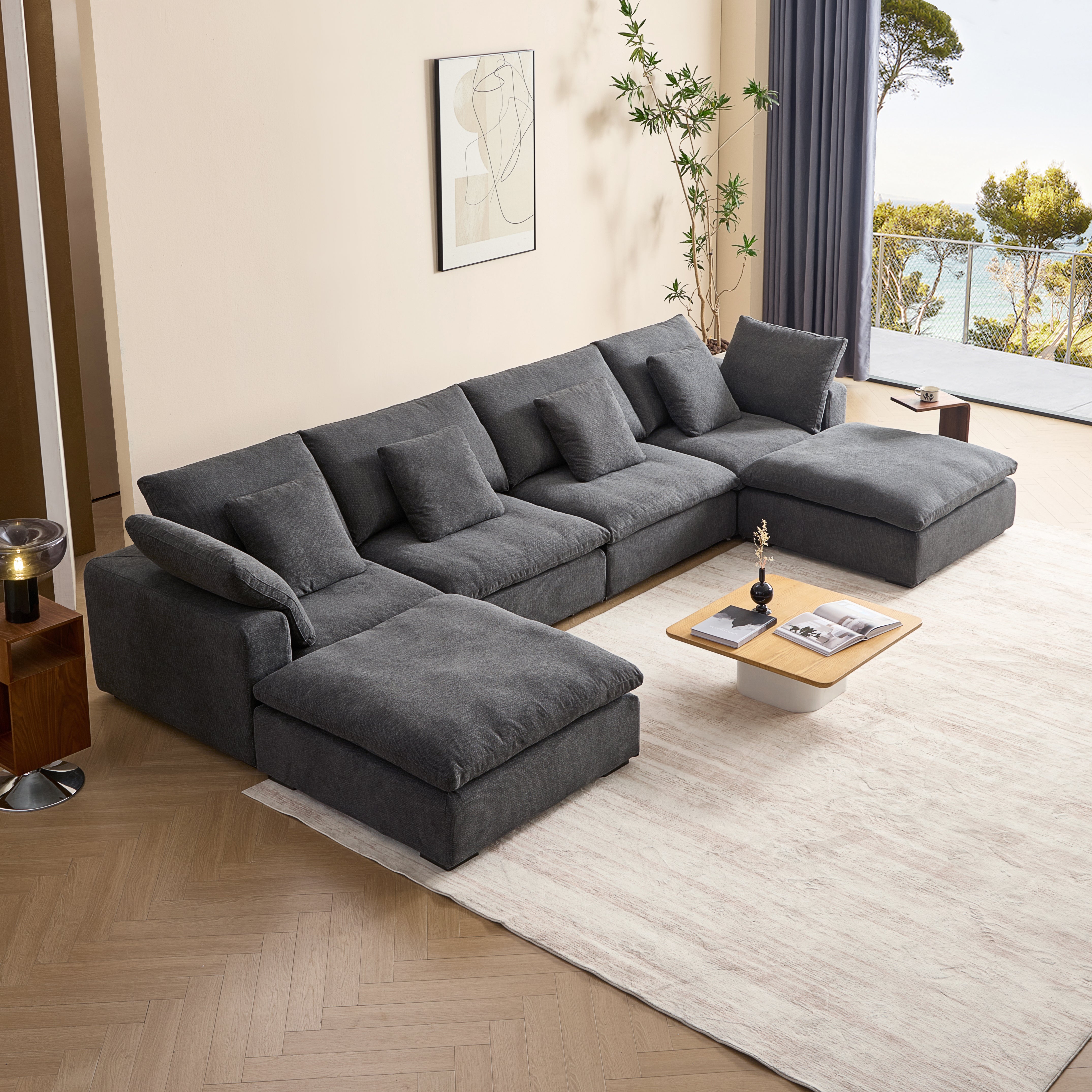 sectional - Tivoli Cloud U Sectional - MC - Mario Capasa